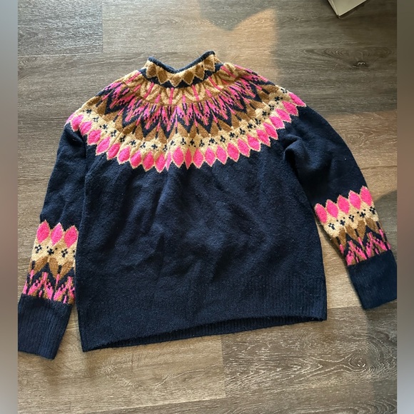 Vibrant Mock Turtle Neck - Picture 6 of 6